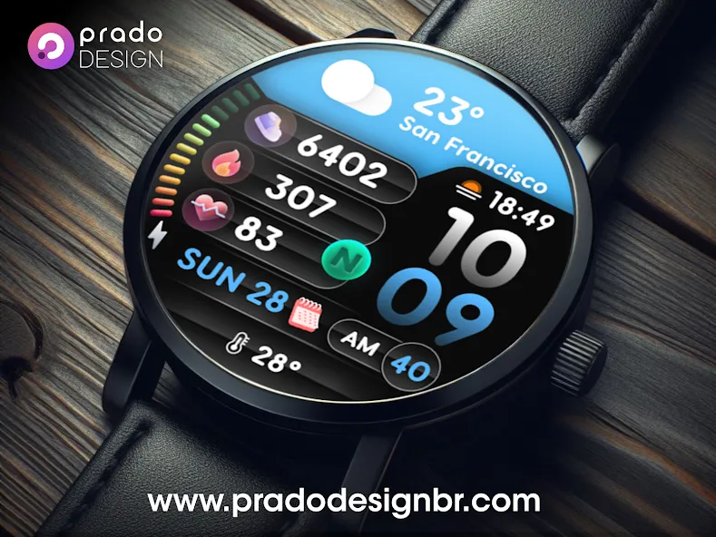 PRADO 68 Digital Watch Face screenshot 7