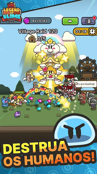 Legend of Slime: PvP Idle RPG screenshot 1