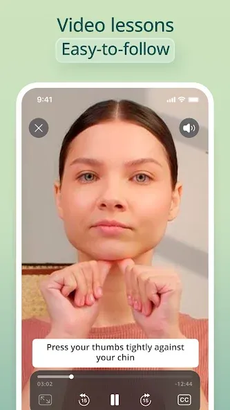 Luvly:面部瑜伽和脸部运动 screenshot 6
