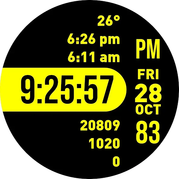 Focused Watch Face screenshot 34
