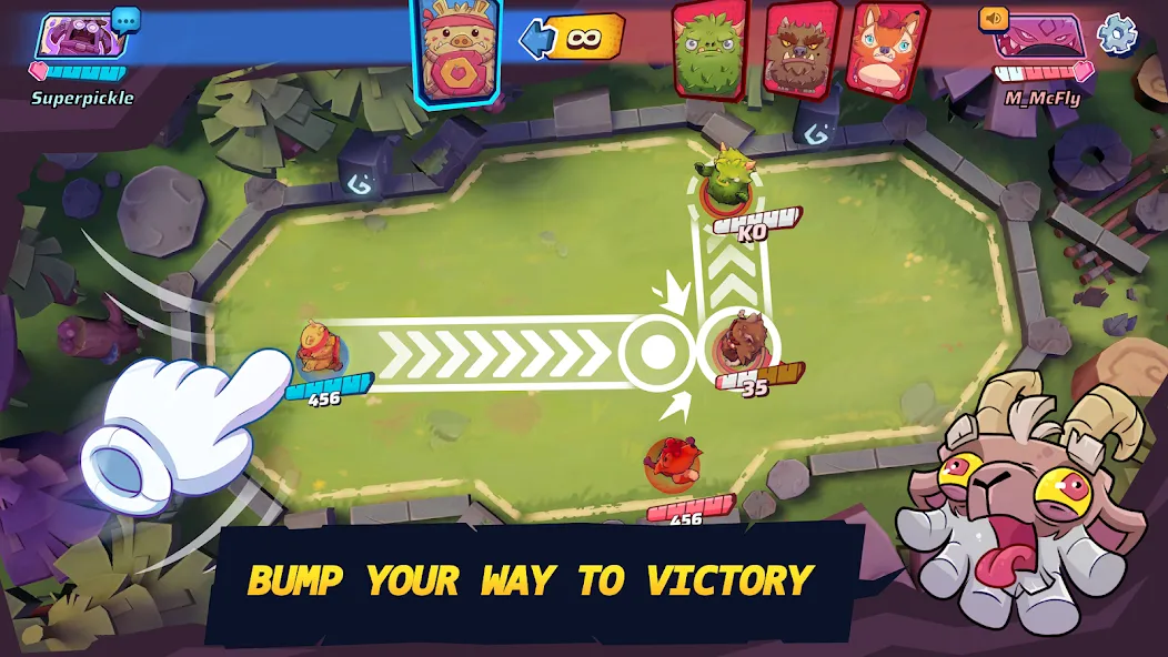 Beast Bumpers: PvP Arena Roll screenshot 2