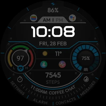 TVV Workout 3 Watch Face screenshot 14