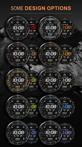 WFP 329 Digital watch face screenshot 2