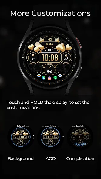 TVV Royal Digital Watch Face screenshot 5