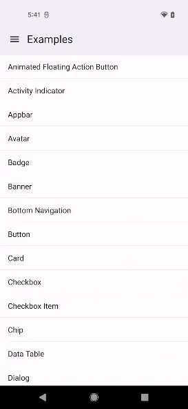 React Native Paper Example screenshot 4