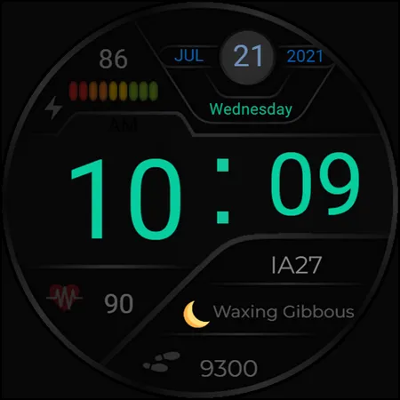 IA27 Digital Watchface screenshot 9