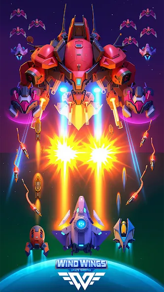 WindWings: Galaxy Attack screenshot 2