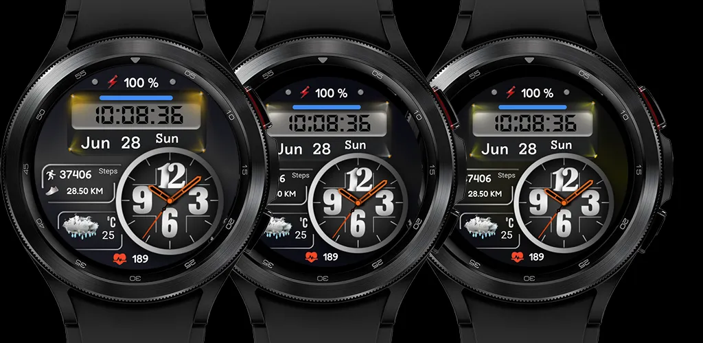 FSW316 Hybrid Watch Face screenshot 5