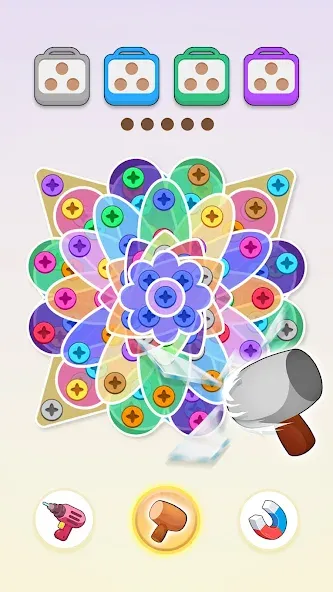 ネジパズル: 脳トレ ウッド パズル - 人気 ネジ ゲーム screenshot 5
