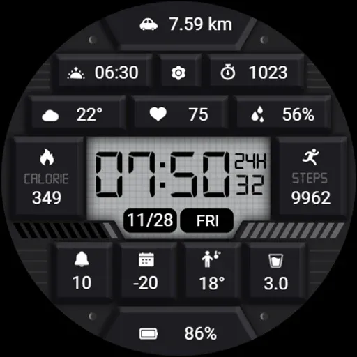 【Digital】Retro Black Buttons screenshot 41