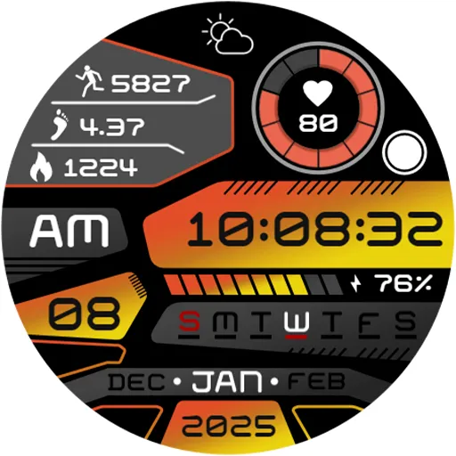 Digital Quantum HUD Watch Face screenshot 14