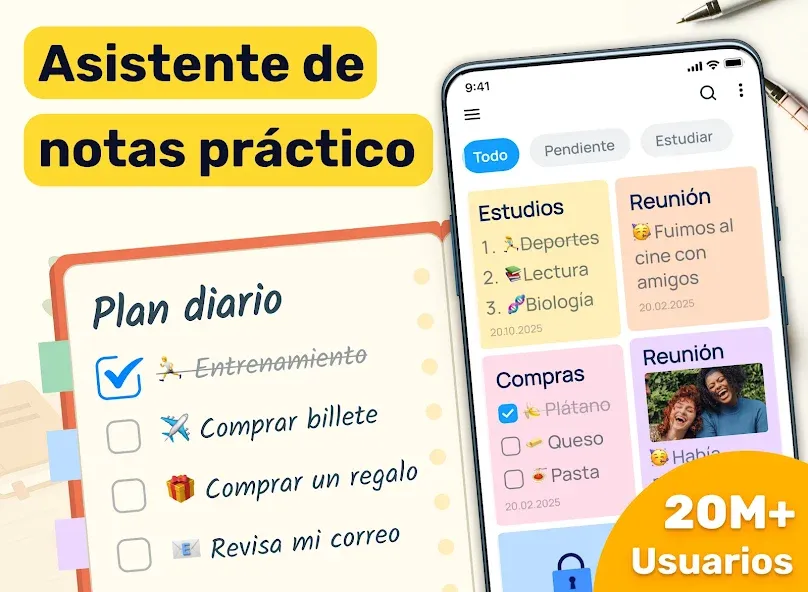 Notas Para Escribir:Easy Notes screenshot 1