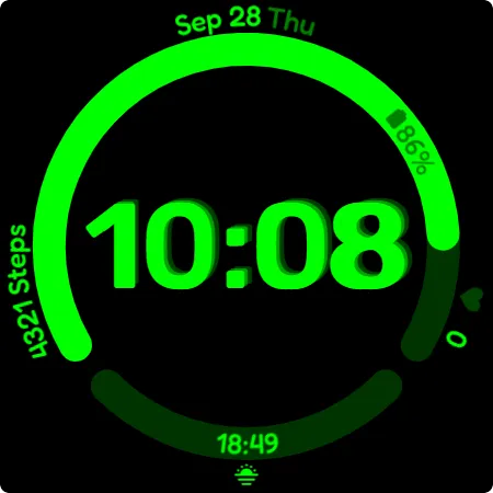 Smile Watch Face by KYB screenshot 12