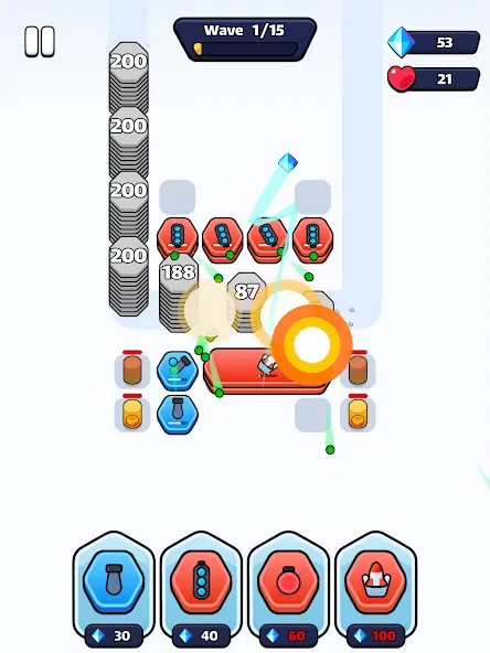 ¡Defensa hexagonal! screenshot 7