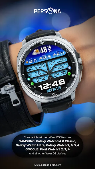 PER46 Digital Watch Face screenshot 5