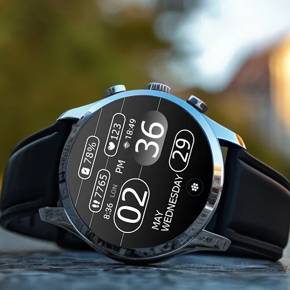 Key WF32 Digital Classic Watch screenshot 5