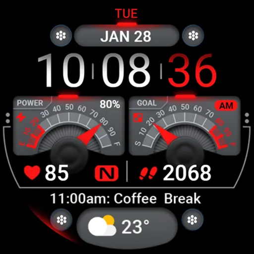 OMG 341 Digital Watch Face screenshot 31