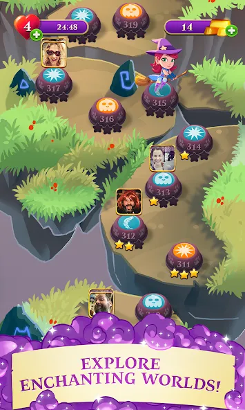 Bubble Witch 3 Saga screenshot 4