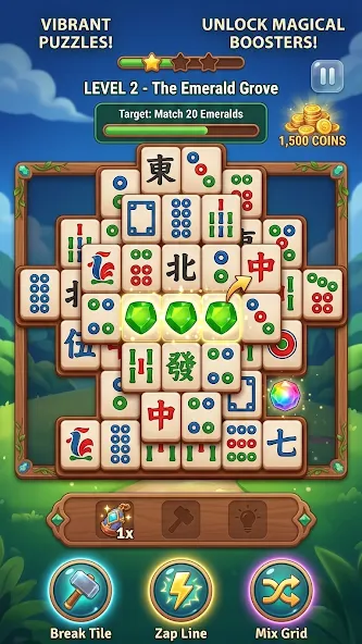 Mahjong Solatire Zen Tile Game screenshot 3