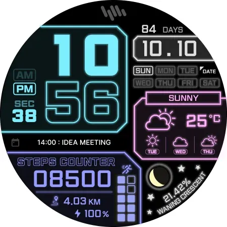 SamWatch Digital Neon 3 screenshot 36