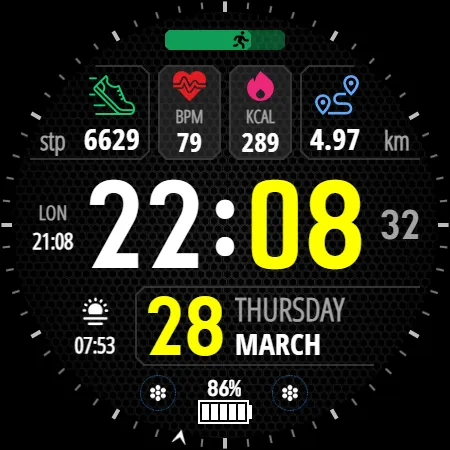 Activity Dash Watch Face screenshot 23