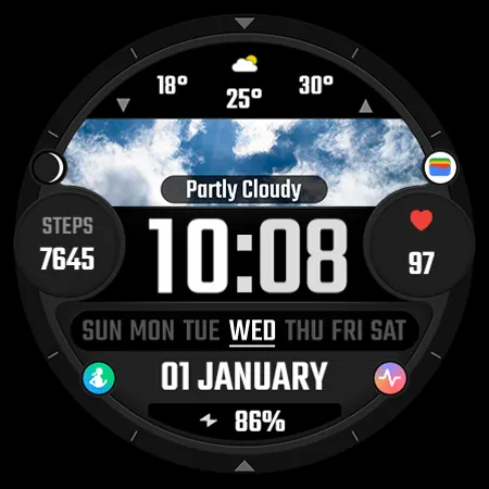 TVV Real Weather Watch Face screenshot 13