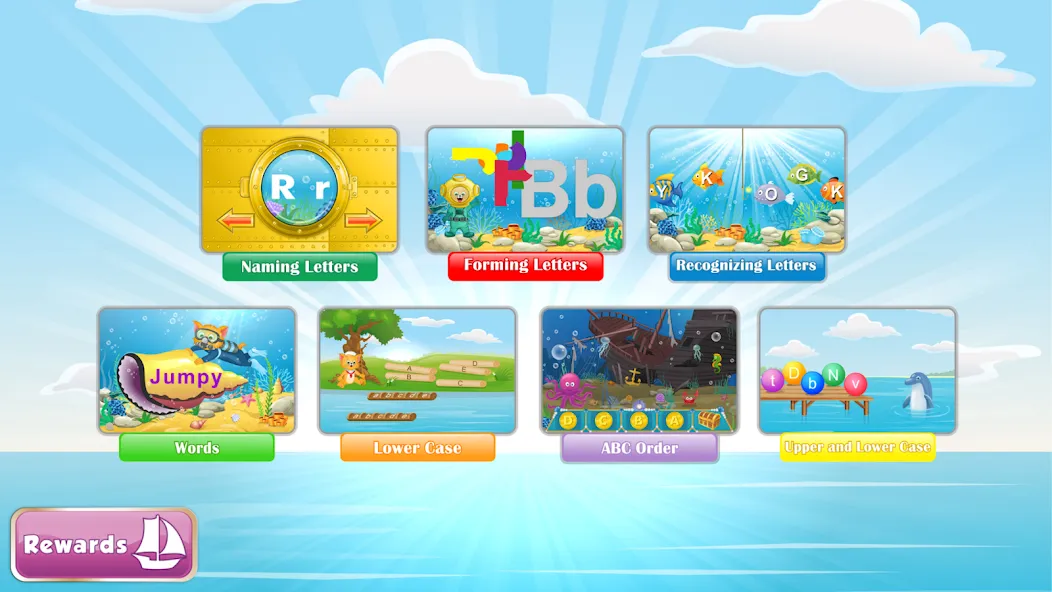 Learn Letters with Captain Cat screenshot 1