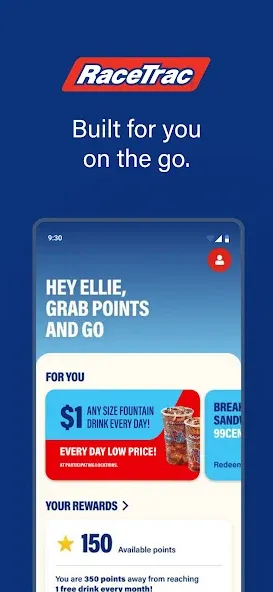 RaceTrac screenshot 1
