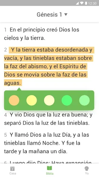 Biblia - Versículos + Audio screenshot 1