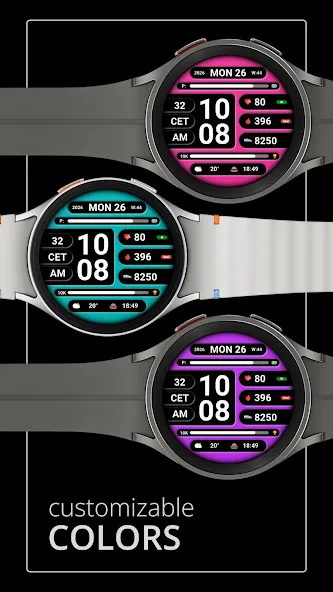 DADAM119: Digital Watch Face screenshot 3