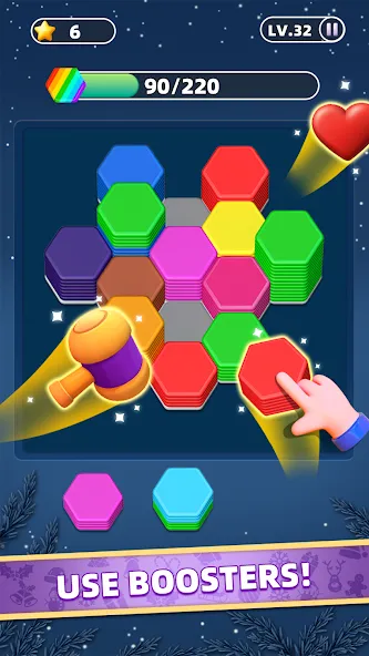 Hexa Master 3D - Color Sort screenshot 18