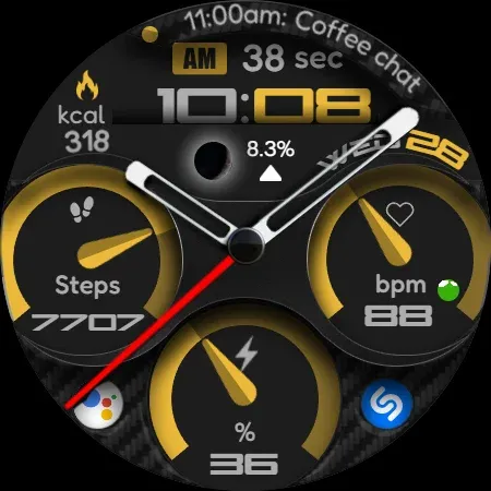Digital Watch Face CUE107 screenshot 10