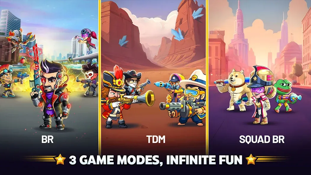 Battle Stars : 4v4 TDM & BR screenshot 2