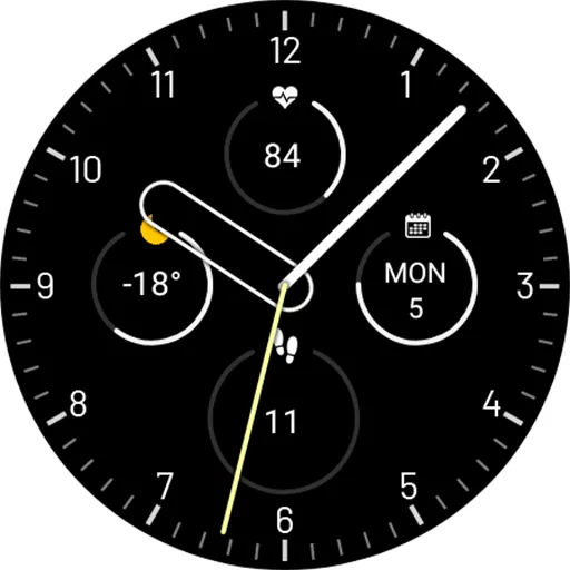 Pixel Minimal URX112 Watchface screenshot 20