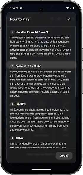 Solitaire Hub Offline Edition screenshot 3