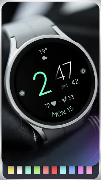 Battery v5 minimal watch face screenshot 3