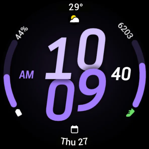 MDS452 Digital Watch Face screenshot 9