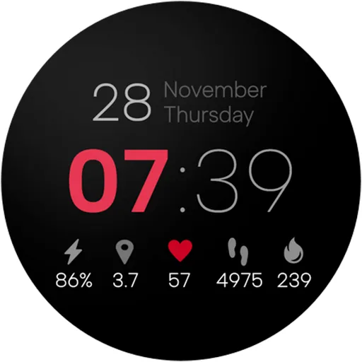 MW15 Minimal Digital Watch screenshot 18