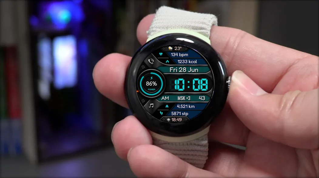 DIGI CORTEX Watch face screenshot 5