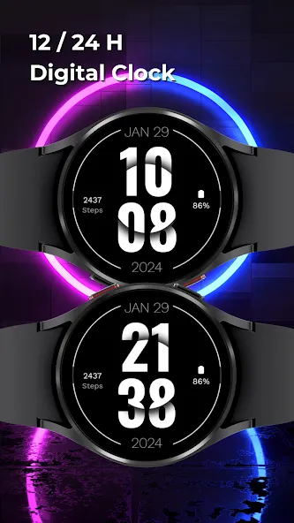 EXD030: Minimal Watch Face screenshot 2