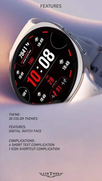 Health Watch Face 044 screenshot 3
