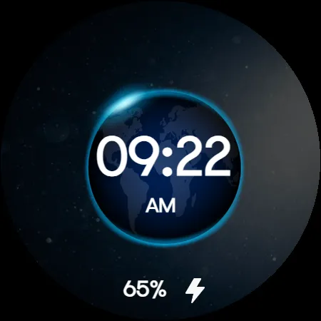 3D Earth Parallax Watch Face screenshot 24