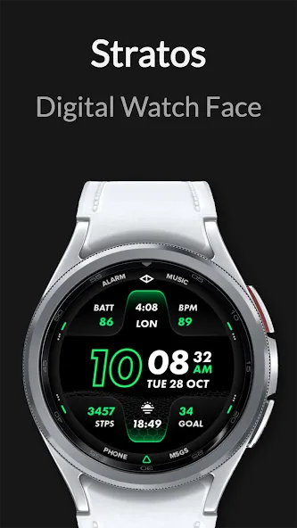 Stratos: Digital Watch Face screenshot 6