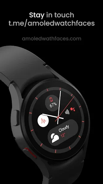 Simple Analog: Watch face screenshot 3