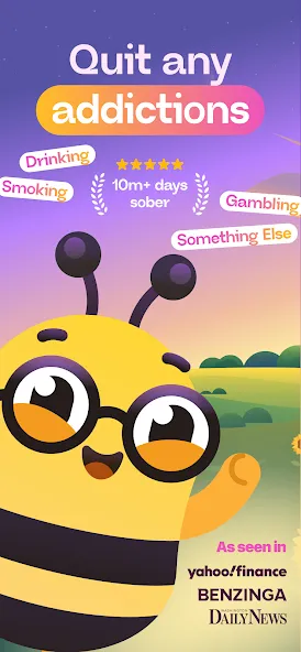 Sober Day Counter - Sunflower screenshot 2