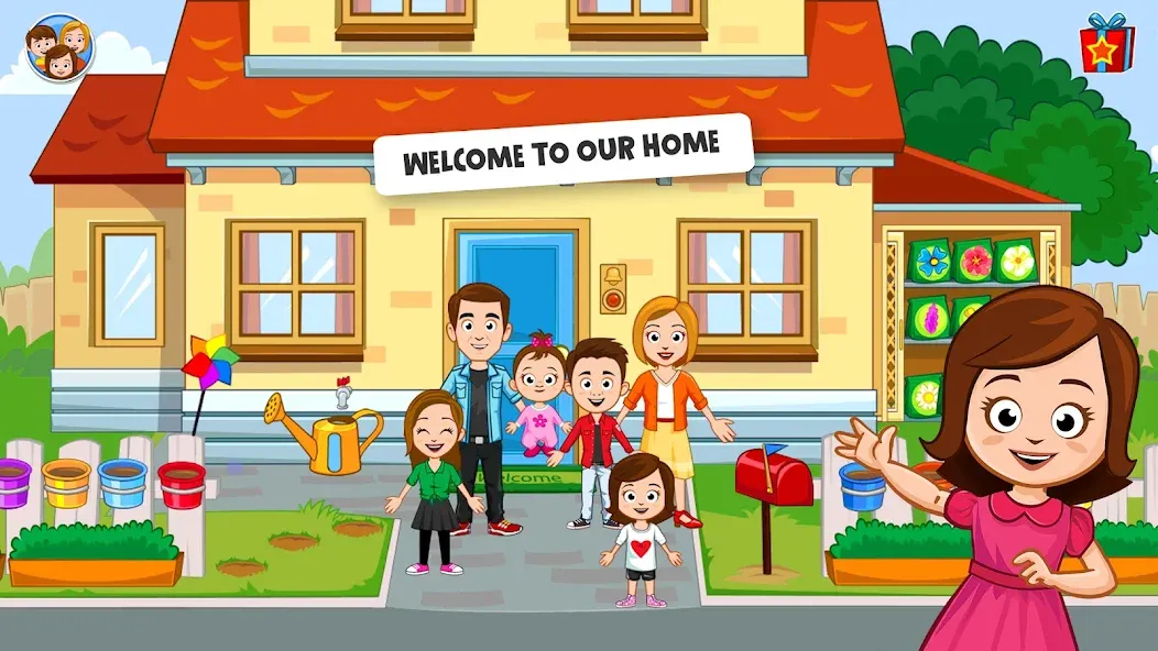 My Town Home: Family Playhouse screenshot 1