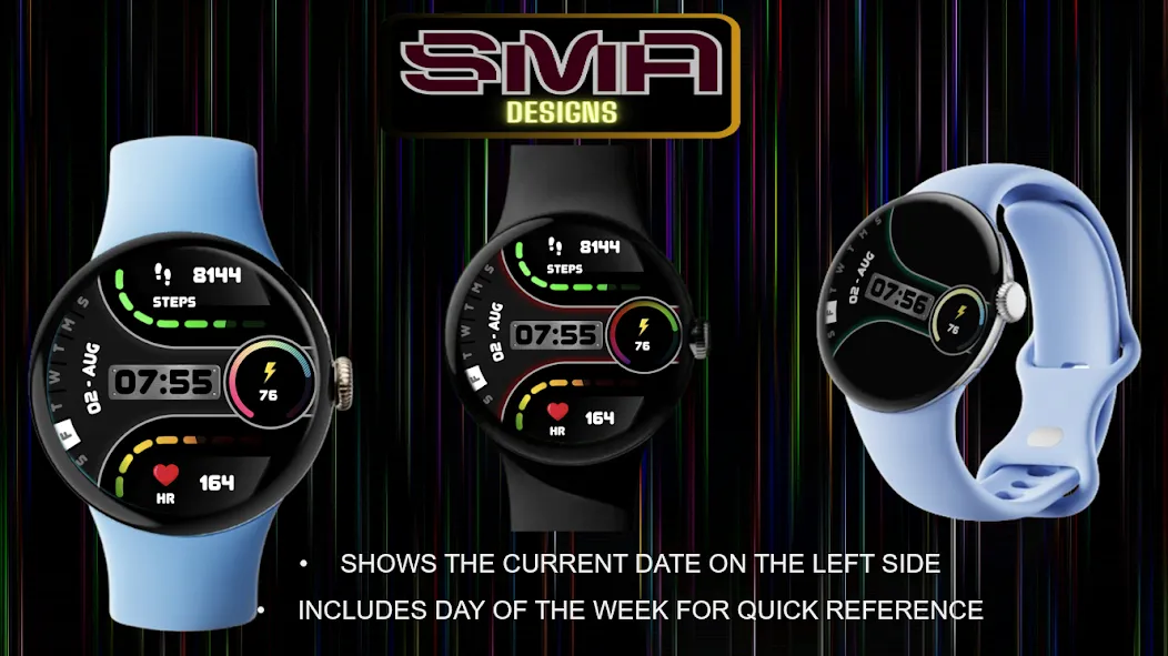 Vital View Watch Face SAM-24 screenshot 1