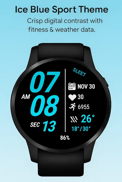 Sport Digital Edge WatchFace screenshot 8