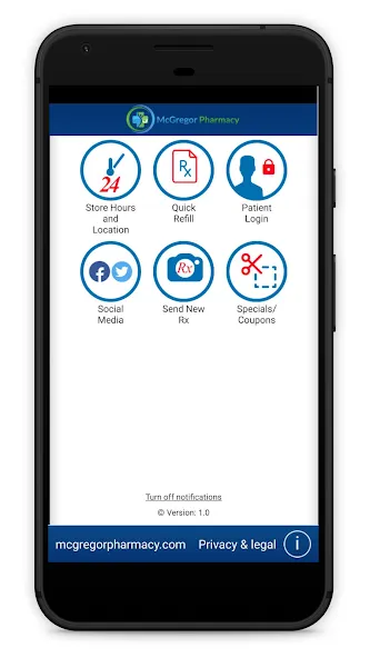 McGregor Pharmacy screenshot 1