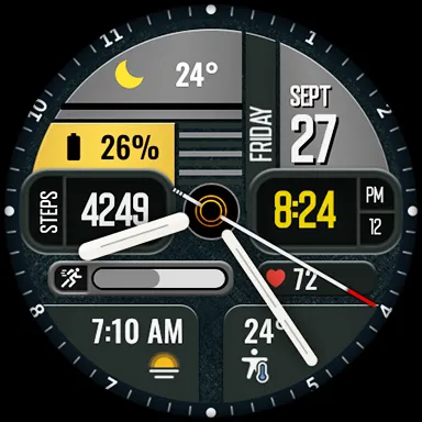 Tancha S89 Hybrid Watch Face screenshot 19